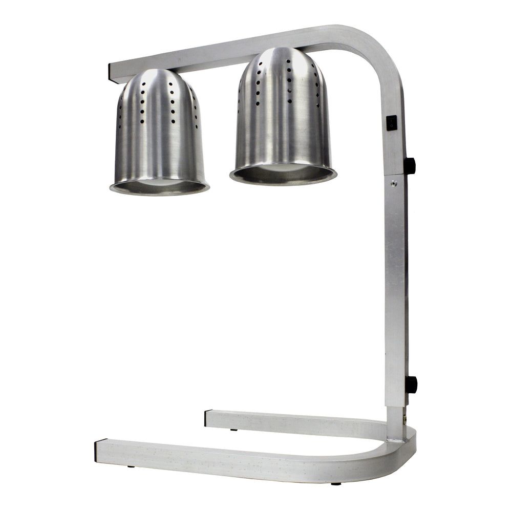 Winco Professional Aluminum 4-position Electric Freestanding Heat Lamp Set, 19-1/2 X 14-1/4 Inch