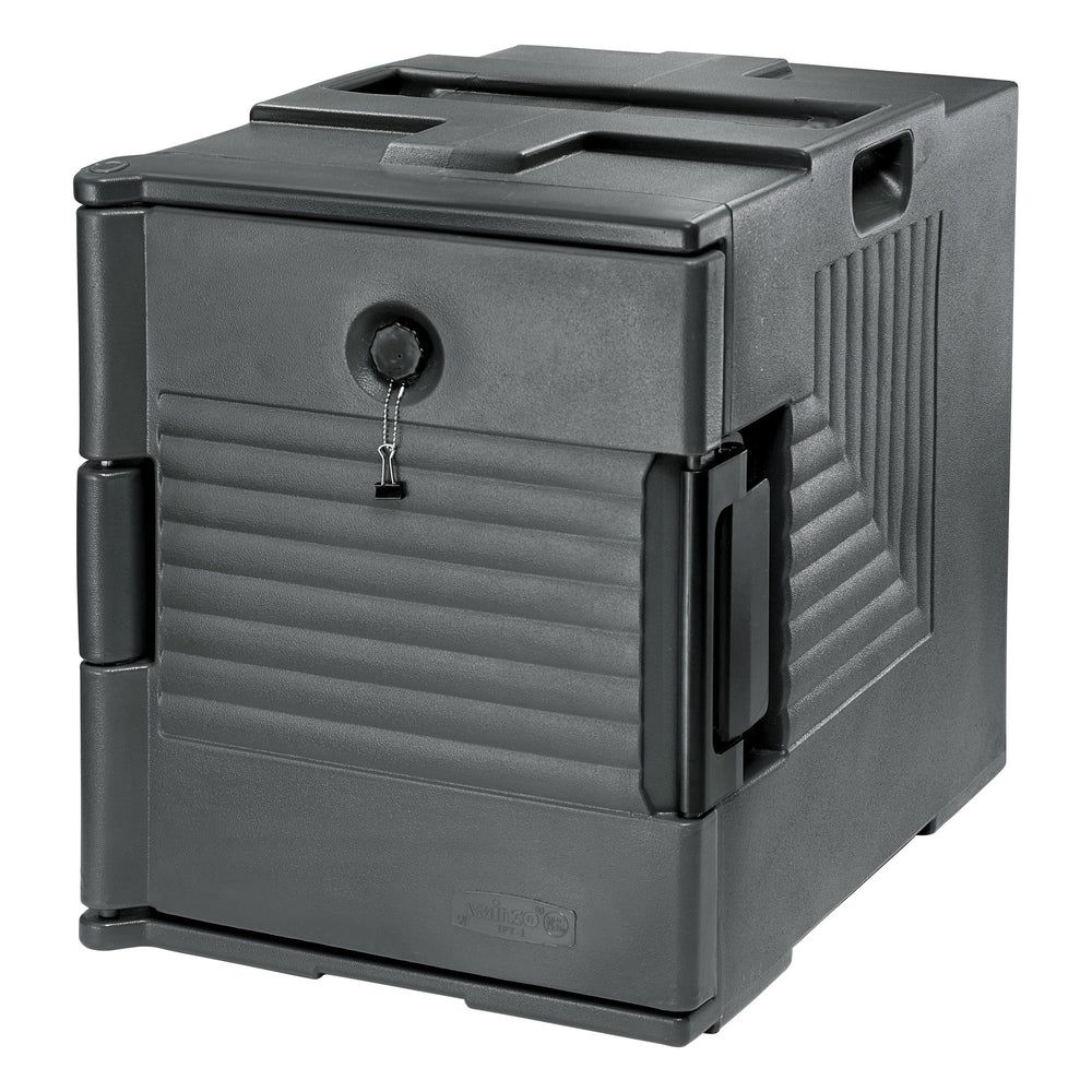 Winco Transportador Aislado De Un Solo Gabinete Para Recipientes De Alimentos Calientes/fríos De Tamaño Completo, 18.75 X 26.75 X 24.5 Pulgadas Exterior
