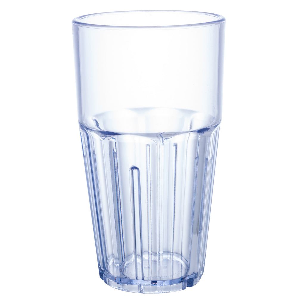 Winco Blue Plastic Havana Tumbler, 16 Ounce Capacity -- 4 Per Case