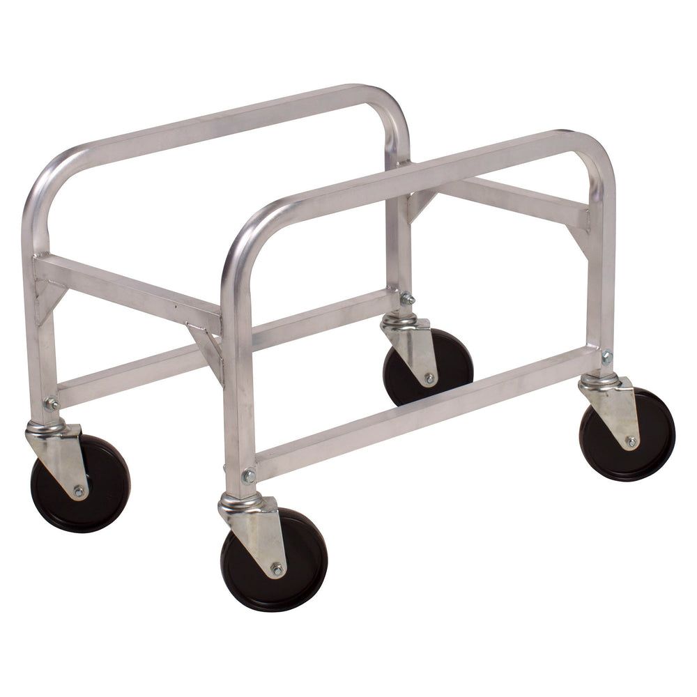 Winco Aluminum Lug Box Cart, 16 3/4 X 25 1/16 X 19 Inch