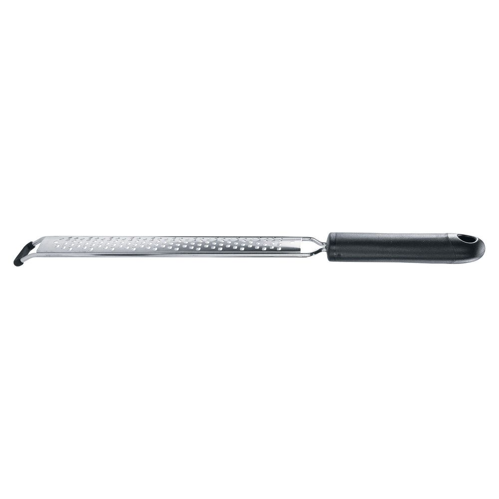 Winco 18/8 Stainless Steel Zester Blade Grater With Soft Grip Handle And Anti Slip Feet -- 12 Per Case