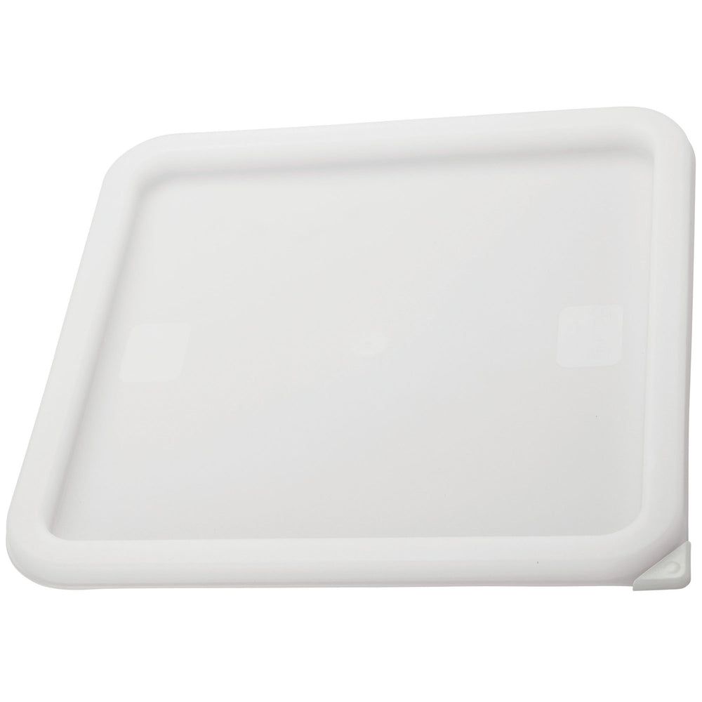 Winco White Polyethylene Cover For Pesc-12/18/22 Quart Square Food Storage Container -- 6 Per Case