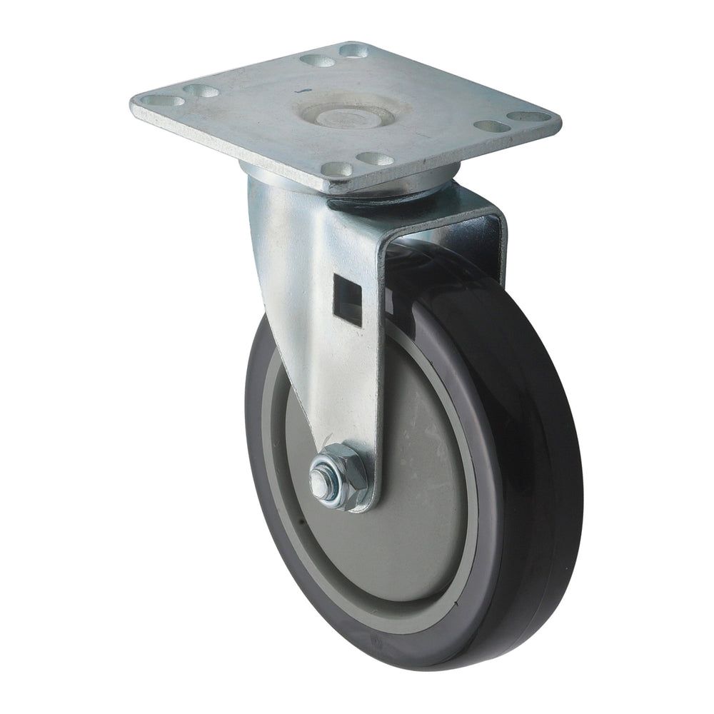 Winco Universal Plate Caster Set For 3 1/2 X 3 1/2 Inch Universal Plate, 5 Inch Wheels -- 4 Set Per Case