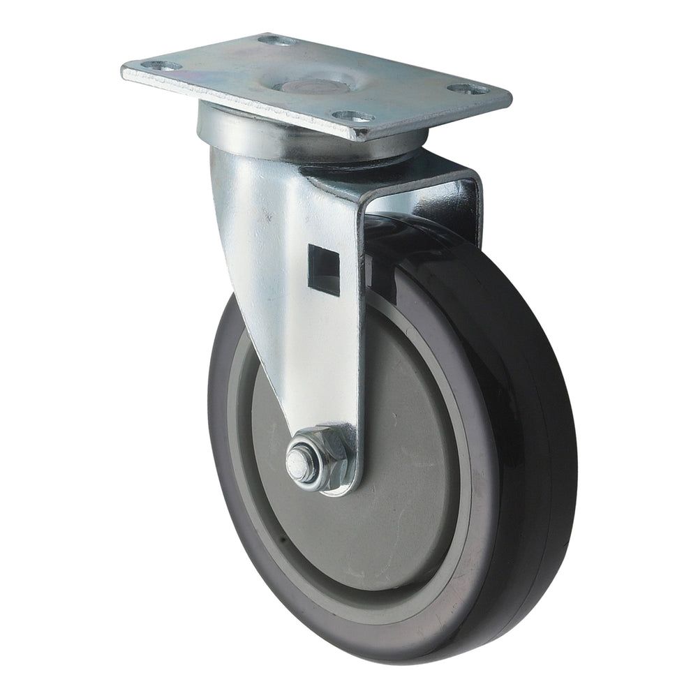 Winco Universal Plate Caster Set For 2 3/8 X 3 5/8 Inch Universal Plate, 5 Inch Wheels -- 4 Set Per Case