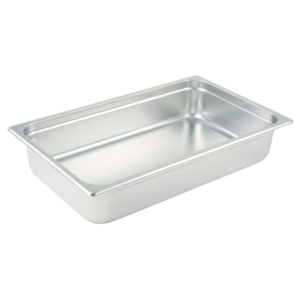 Winco 23 Gauge 18/8 Stainless Steel Heavyweight Full Size Anti-jamming Steam Table Pan, 20-3/4 X 12-3/4 X 4 Inch -- 6 Per Case