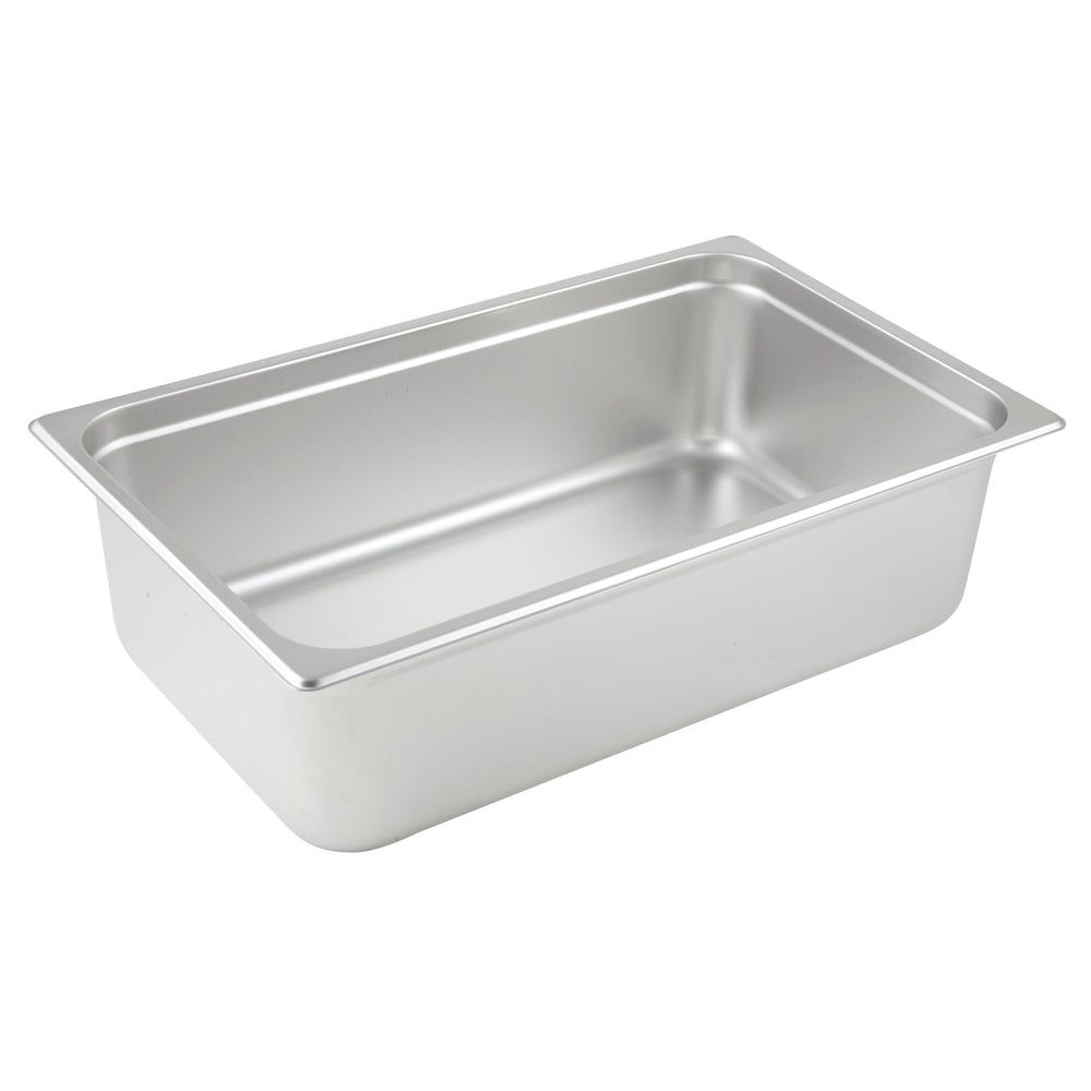 Winco 23 Gauge 18/8 Stainless Steel Heavyweight Full Size Anti-jamming Steam Table Pan, 20-3/4 X 12-3/4 X 6 Inch -- 6 Per Case