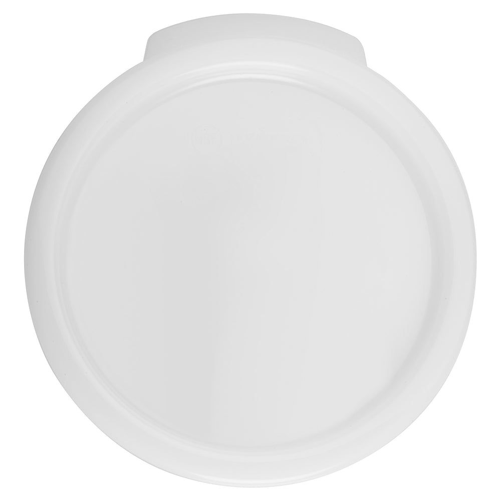 Winco White Polypropylene Cover For Pprc-12w/18w/22w Round Food Storage Container -- 6 Per Case