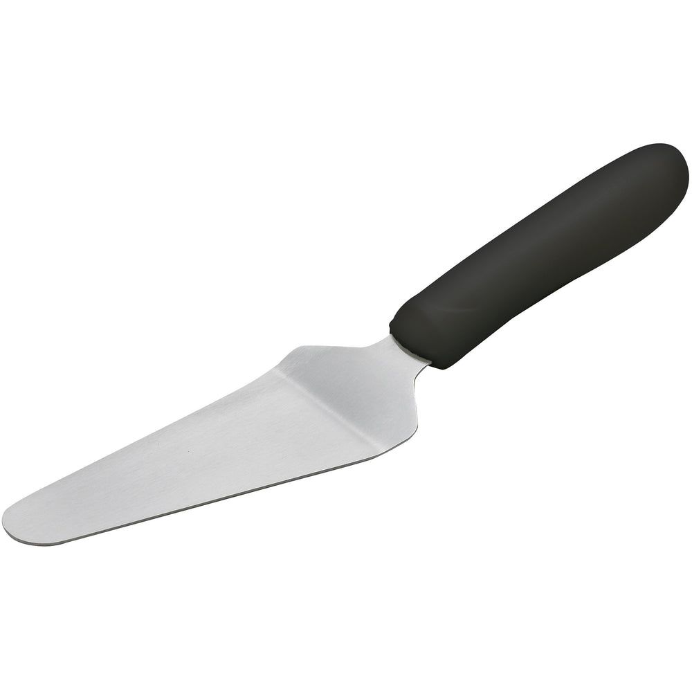 Winco Stainless Steel Satin Finish Offset Pie Server With Black Polypropylene Handle, 4 5/8 X 2 3/8 Inch Blade -- 12 Per Case
