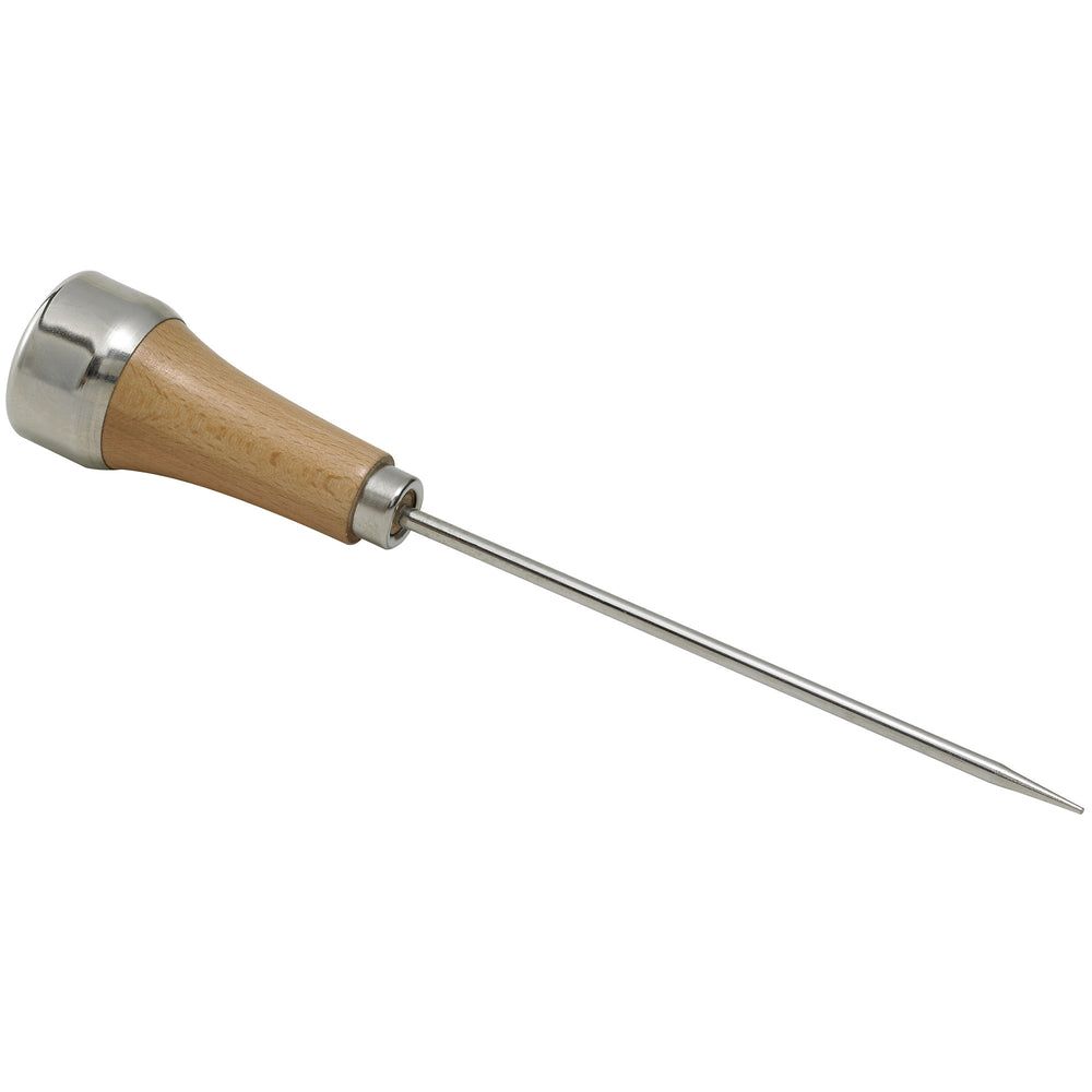Winco Nickeled Steel Ice Pick With Wooden Handle, 9 Inch Length -- 12 Per Case