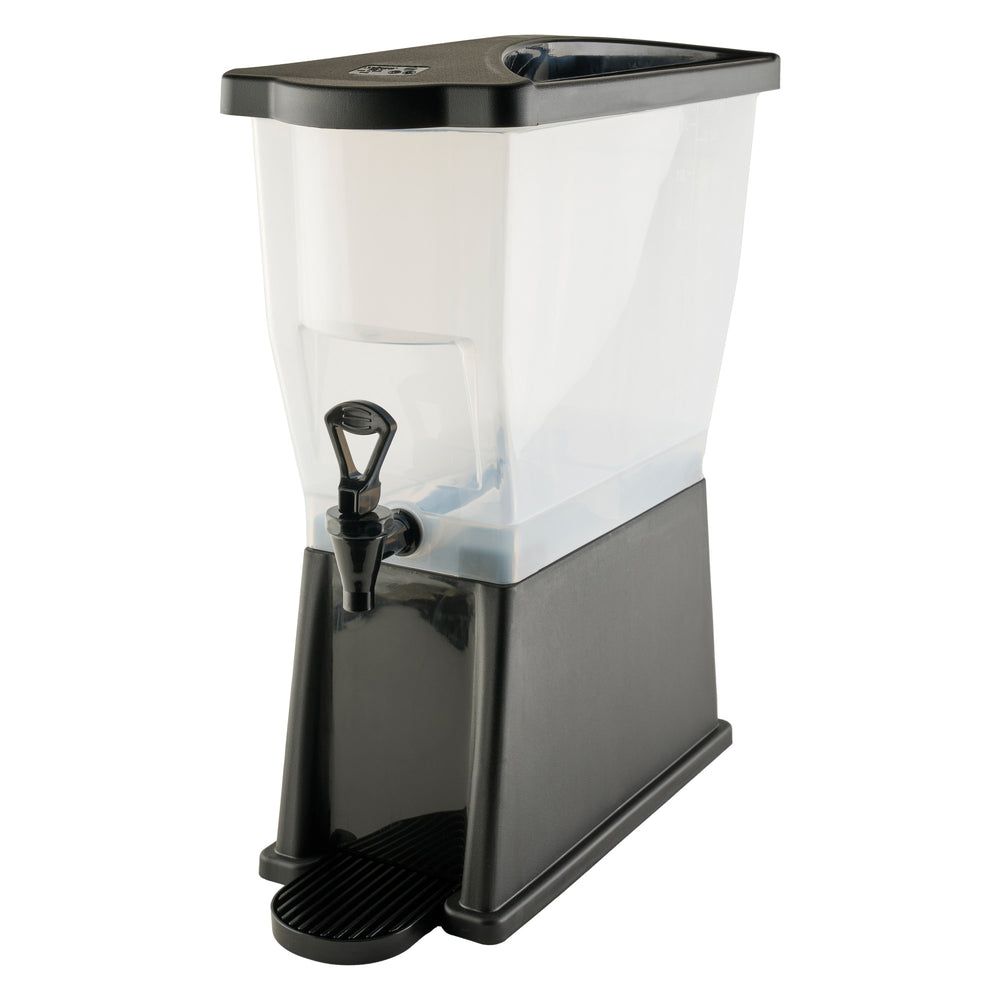 Dispensador De Bebidas Winco De Plástico Rectangular Delgado, Capacidad De 3 Galones -- 2 Por Caja