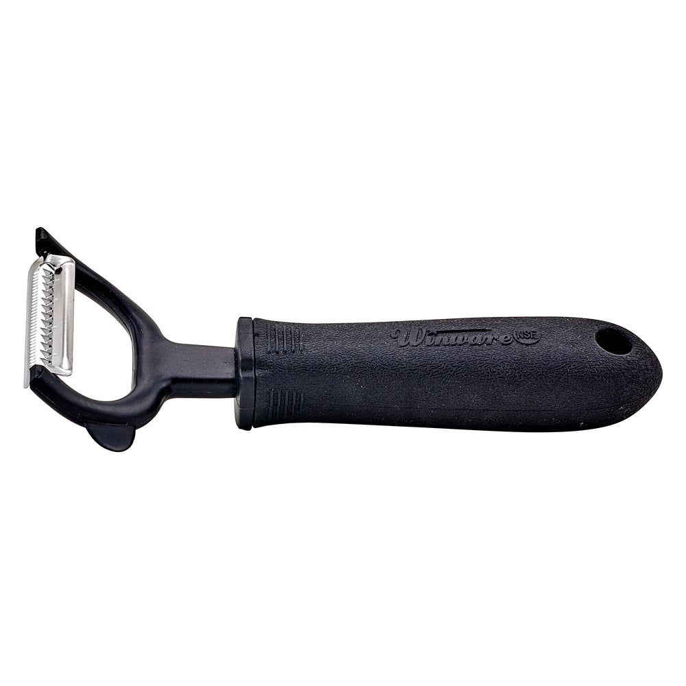 Winco Stainless Steel Julienne Peeler With Soft Grip Handle, 6 1/2 Inch -- 12 Per Case