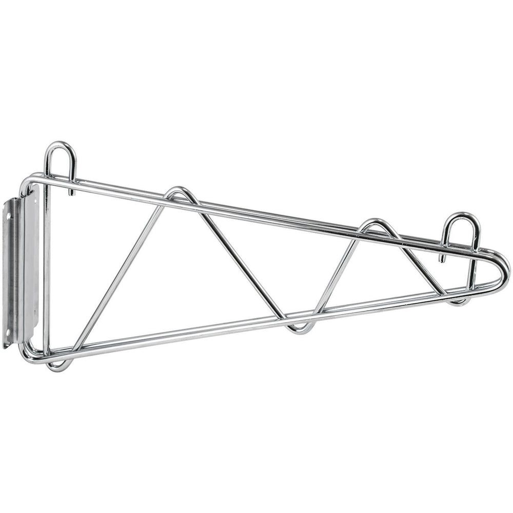 Winco Vcb Series Chrome Plated Wire Shelving Wall Mount Bracket, 14 Inch Width -- 2 Per Case