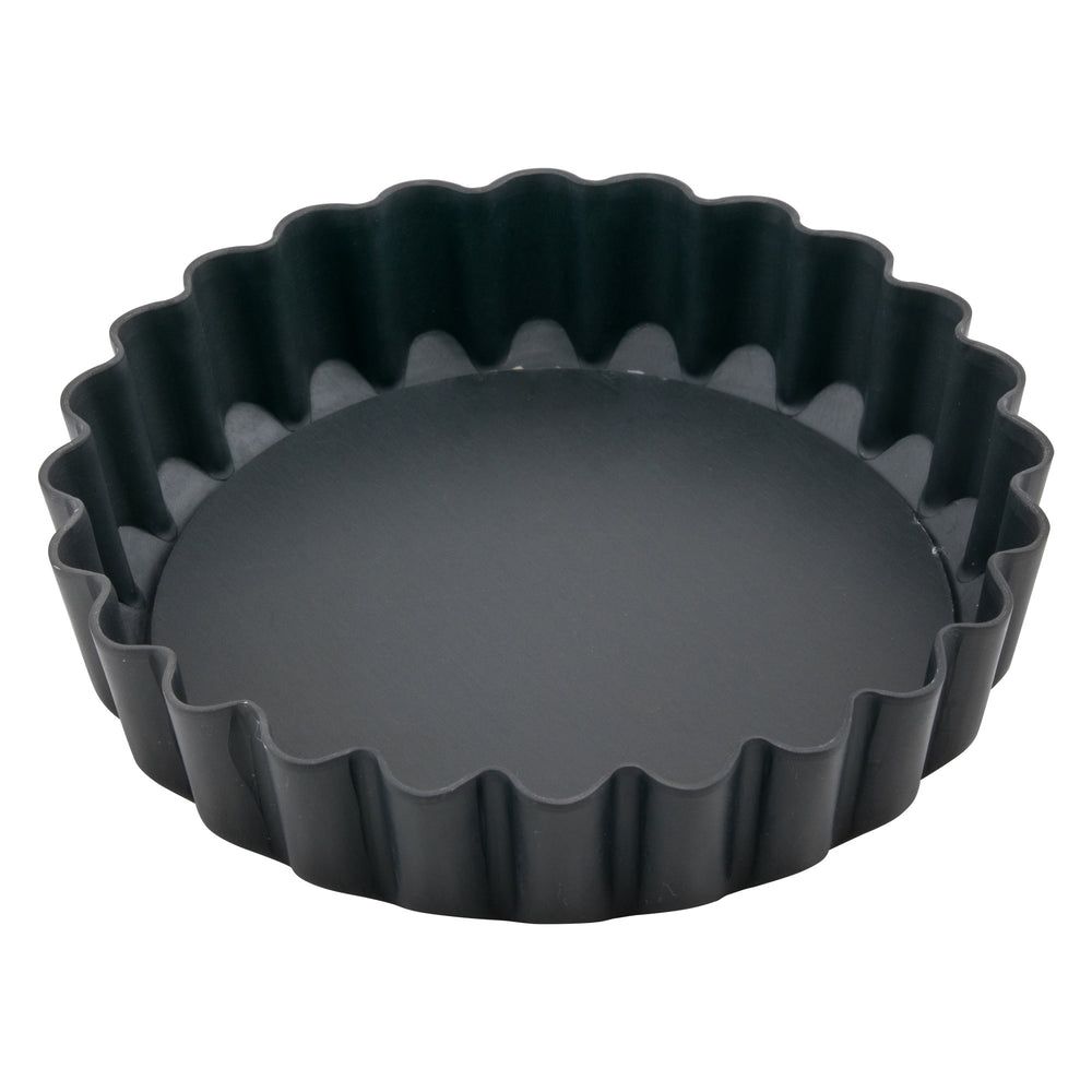 Winco Aluminized Carbon Steel Non Stick 2 Pieces Quiche Pan Set, 4 Inch Dia. X 3/4 Inch Height -- 6 Set Per Case