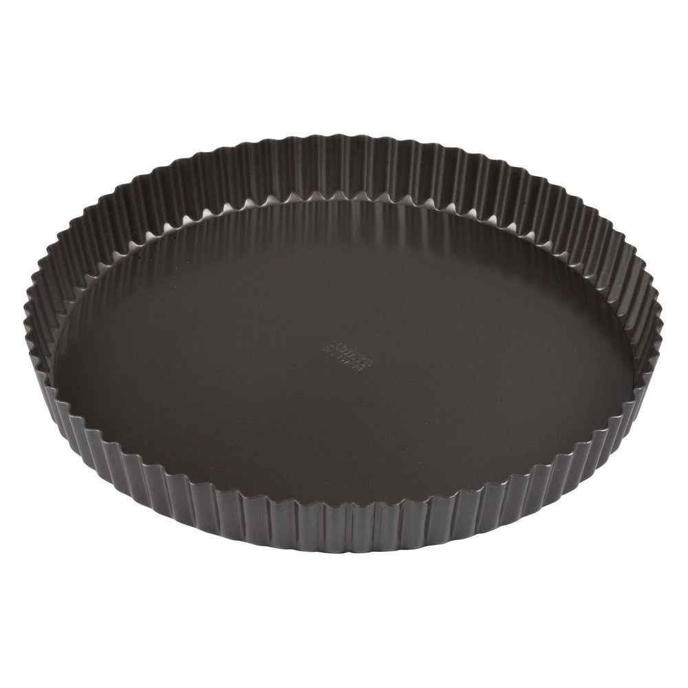 Winco Aluminized Carbon Steel Non Stick Quiche Pan, 12 Inch Dia. X 1 3/8 Inch Height -- 6 Per Case