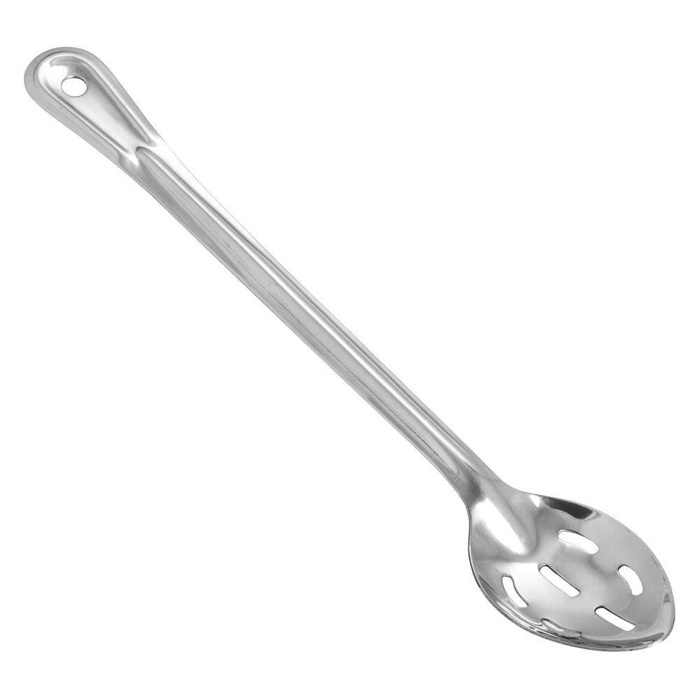 Winco Prime Heavy-duty Stainless Steel 1.5mm Slotted One Piece Basting Spoon, 15 Inch -- 12 Per Case