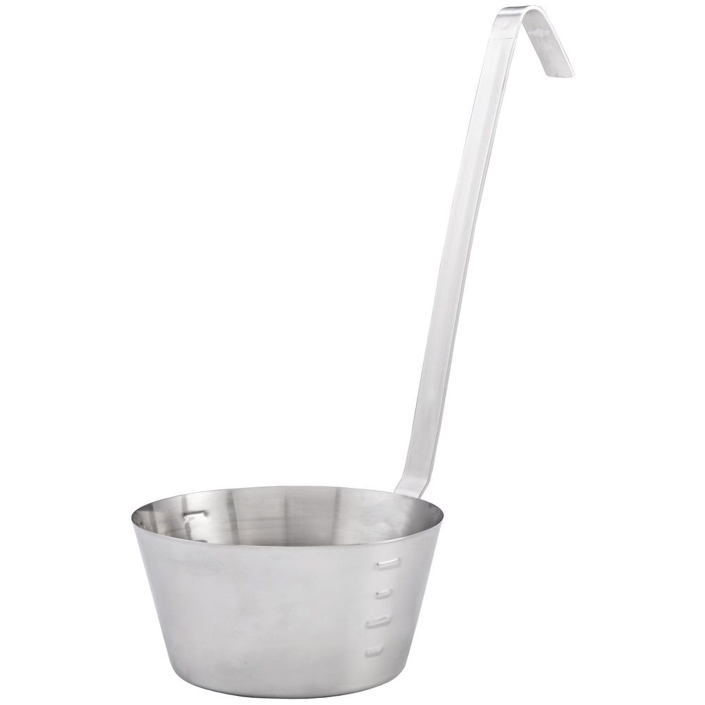 Winco 18/8 Stainless Steel Hooked Handle Dipper, 1 Quart Capacity -- 12 Per Case