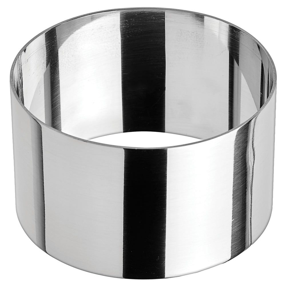 Winco Stainless Steel Round Culinary Plating Mold, 3 Inch Dia. X 1.75 Inch Height -- 12 Per Case