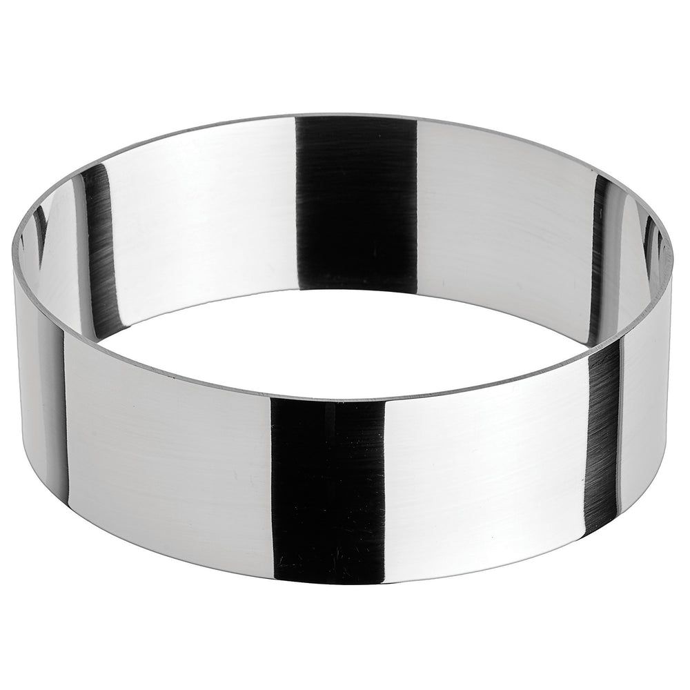 Winco Stainless Steel Oval Culinary Plating Mold, 4 X 1.38 Inch -- 12 Per Case