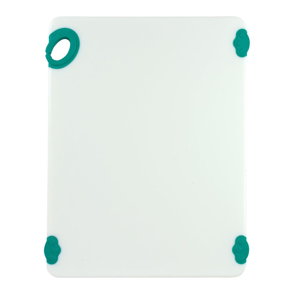 Winco Statik Board Tabla De Cortar Blanca/verde Con Gancho, 15 X 20 X 1/2 Pulgadas -- 6 Por Caja