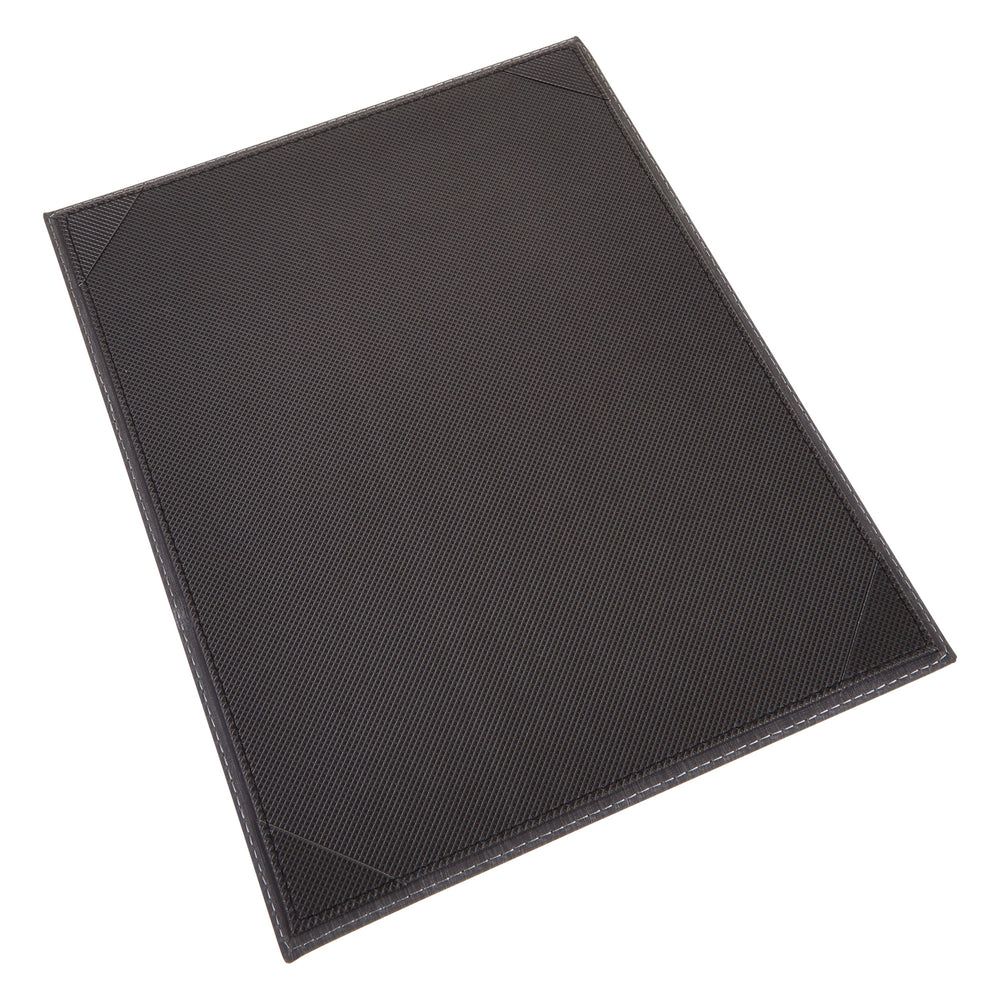 Winco Grey Single View Menu Cover Fits 8 1/2 X 11 Inch Letter Size Paper -- 10 Per Case