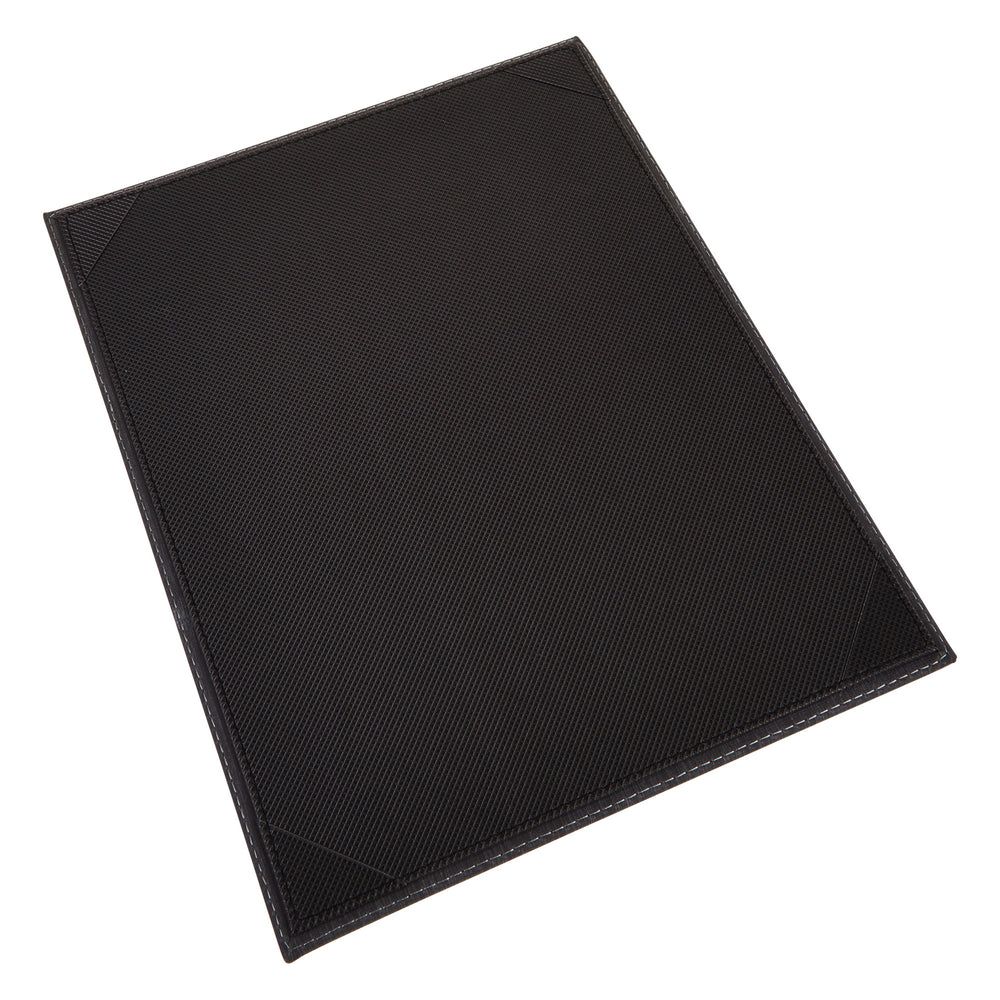 Winco Black Single View Menu Cover Fits 8 1/2 X 14 Inch Legal Size Paper -- 10 Per Case