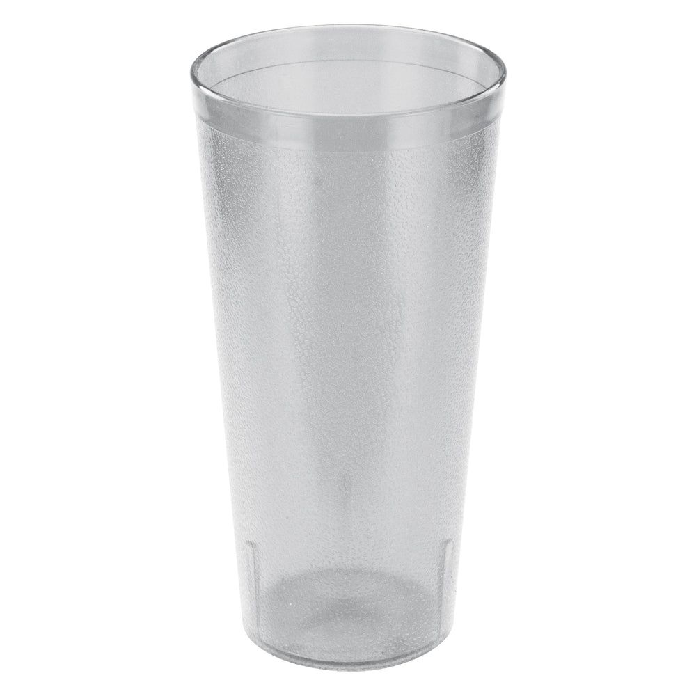 Winco Clear Plastic Pebbled Tumbler, 24 Ounce Capacity -- 2 Per Case