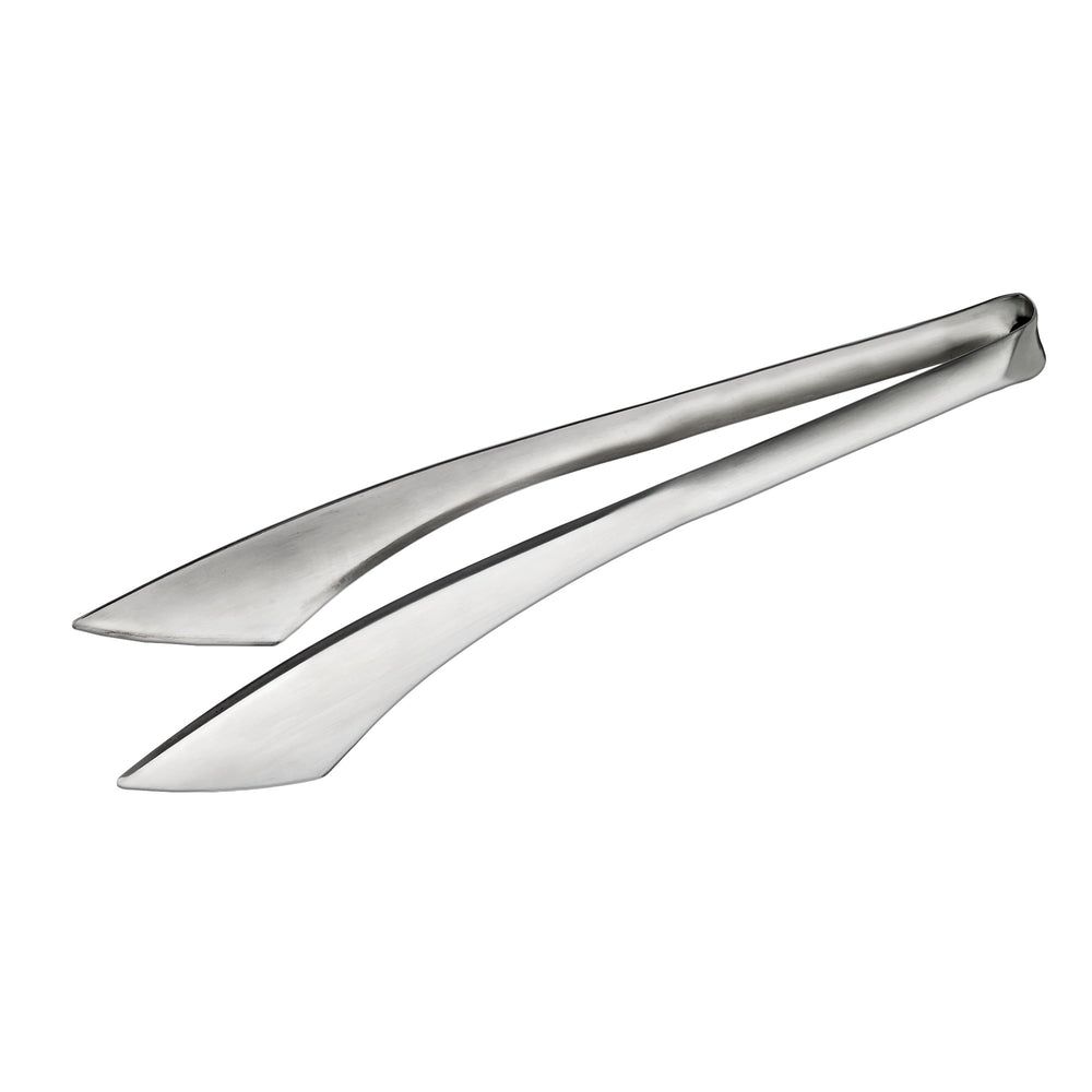 Winco 18/8 Stainless Steel Satin Finish Heavyweight Medium Straight Serving Tong, 10.5 Inch -- 12 Per Case