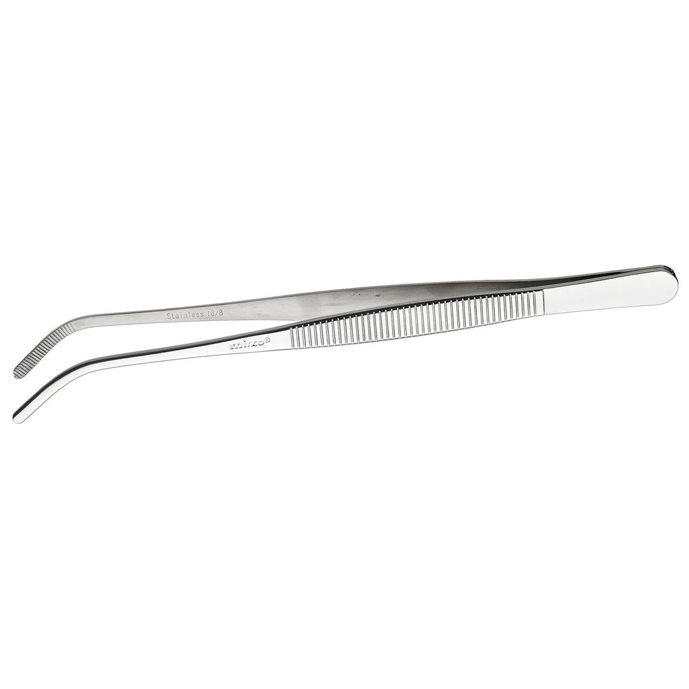Winco Pinza Curva Para Emplatar De Acero Inoxidable 18/8, 8 Pulgadas De Largo -- 6 Por Caja