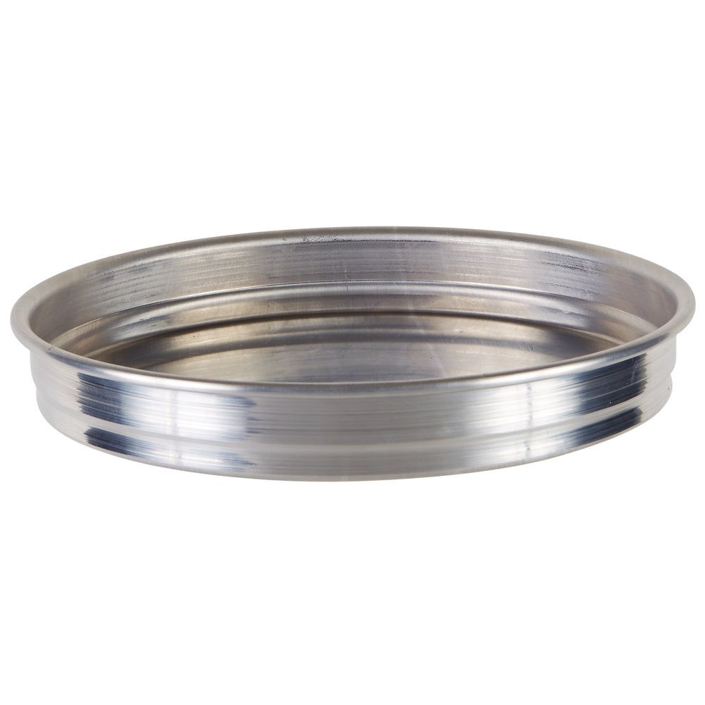 Winco Molde Para Pizza De Aluminio Apilable, 8 X 1.5 Pulgadas -- 6 Por Caja