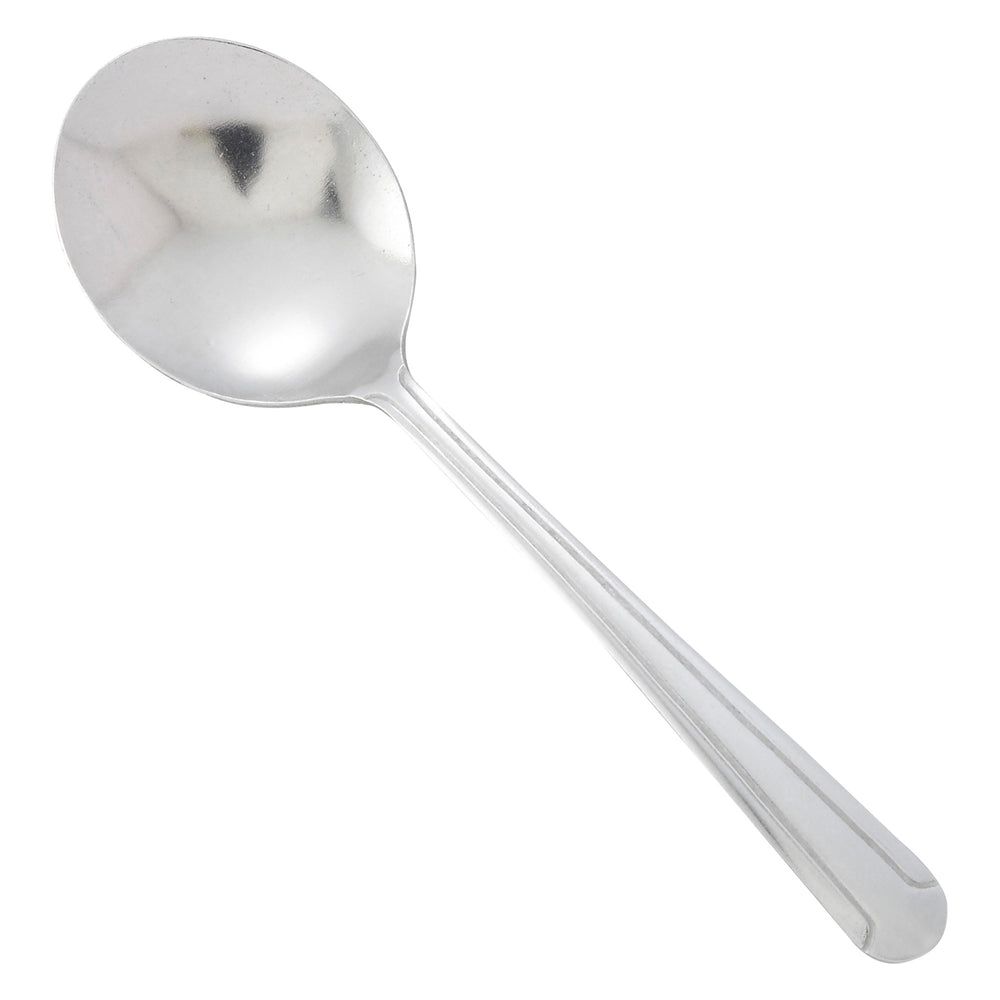 Winco Dominion 18/0 Stainless Steel Medium Weight Bouillon Spoon, 6 Inch -- 12 Per Case
