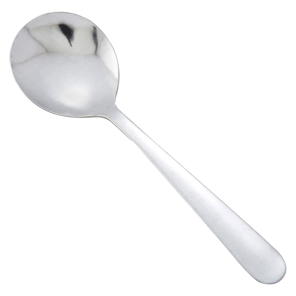 Winco Windsor 18/0 Stainless Steel Medium Weight Bouillon Spoon, 6 X 1.65 Inch -- 12 Per Case