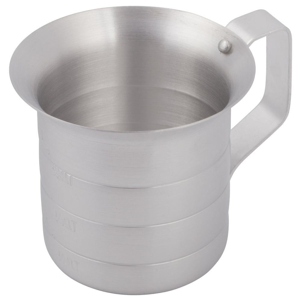 Winco Aluminum Measuring Cup, 1/2 Quart Capacity