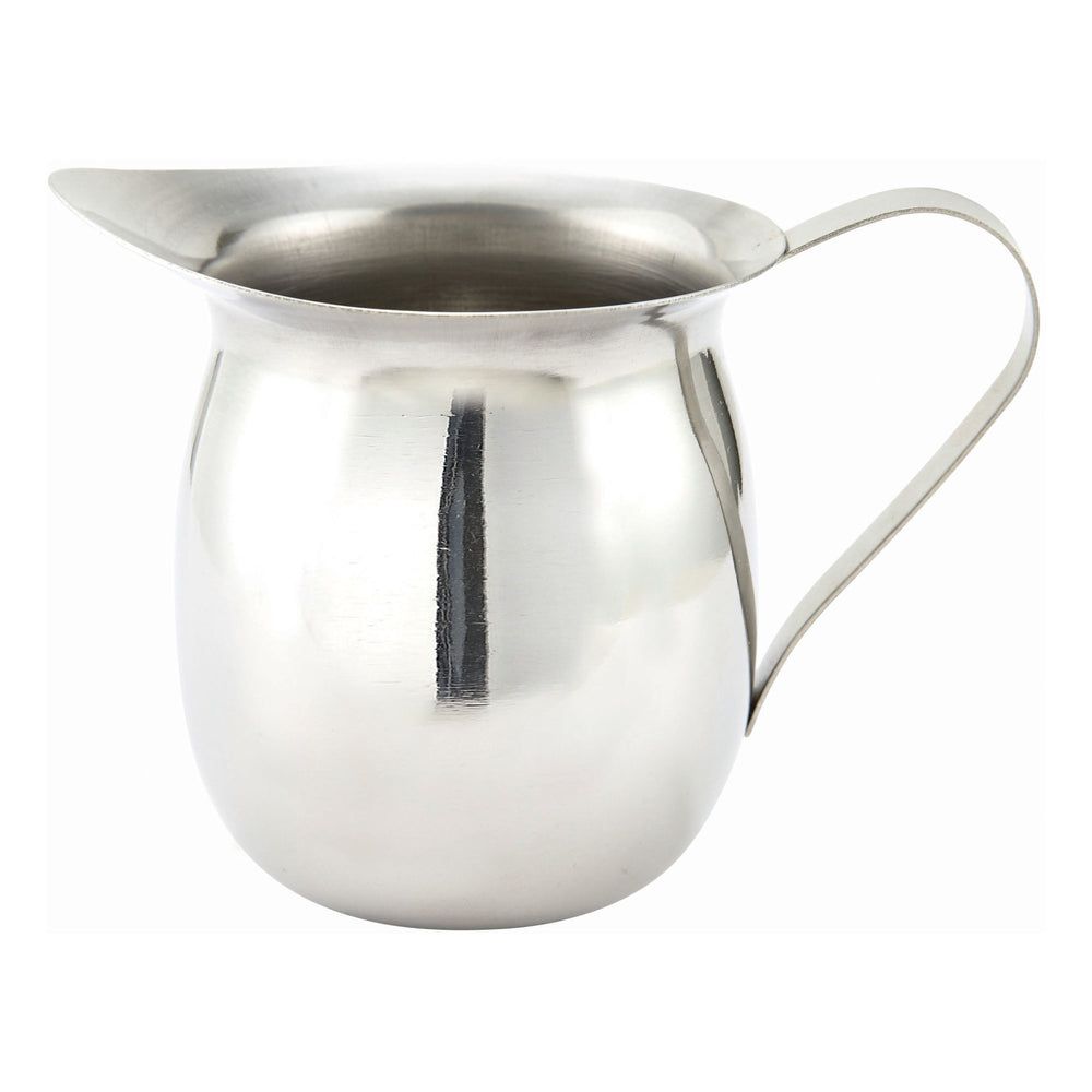 Winco Stainless Steel Tapered Spout Bell Creamer, 8 Ounce Capacity