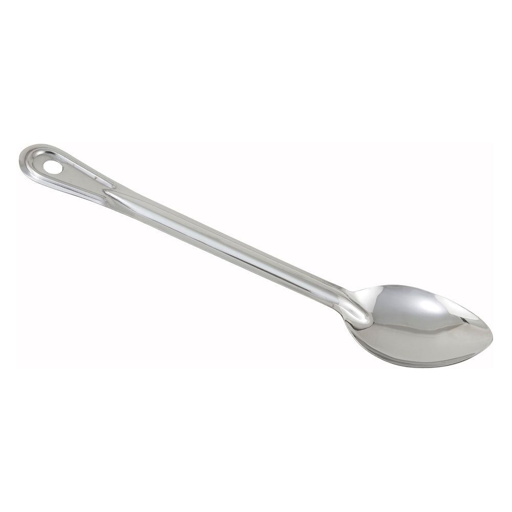 Winco Stainless Steel 1.2mm Solid Basting Spoon, 13 Inch