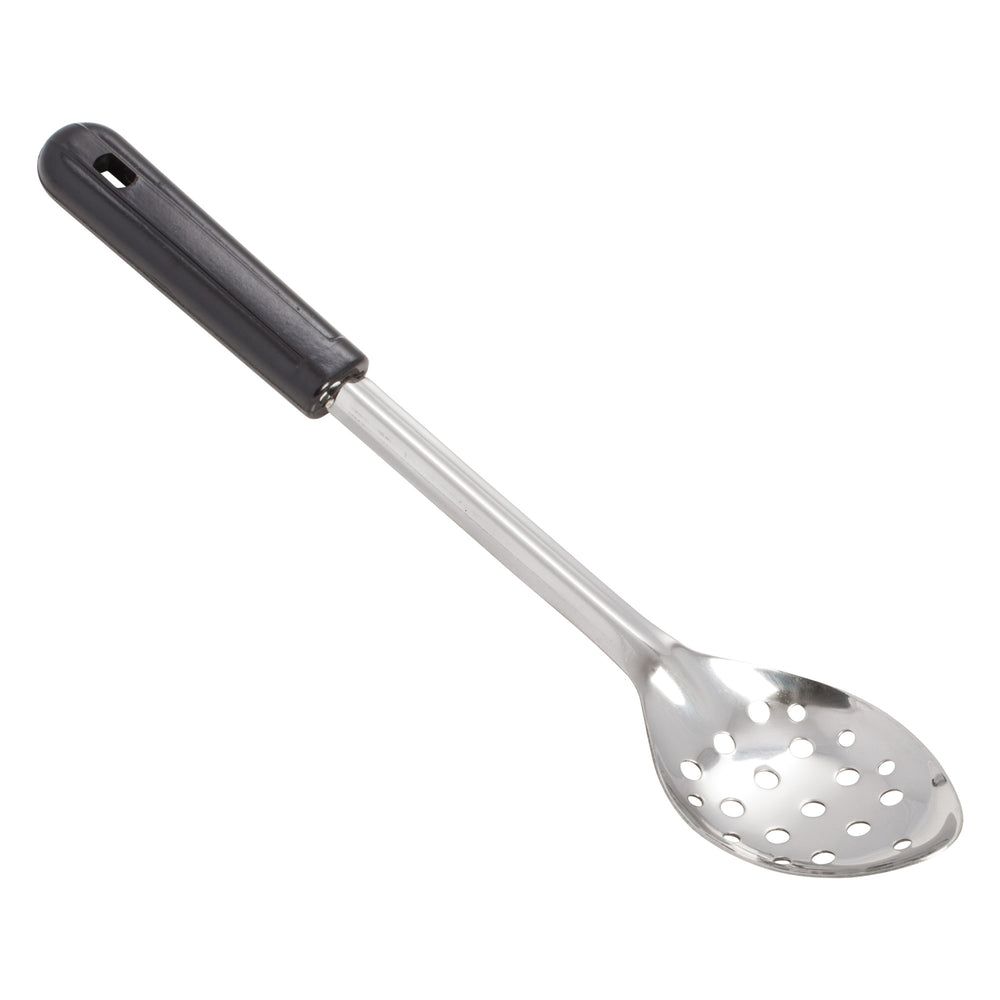 Winco Stainless Steel 1.2mm Perforated Basting Spoon With Bakelite Handle, 13 Inch