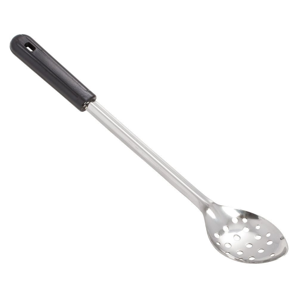 Winco Stainless Steel 1.2mm Perforated Basting Spoon With Bakelite Handle, 15 Inch