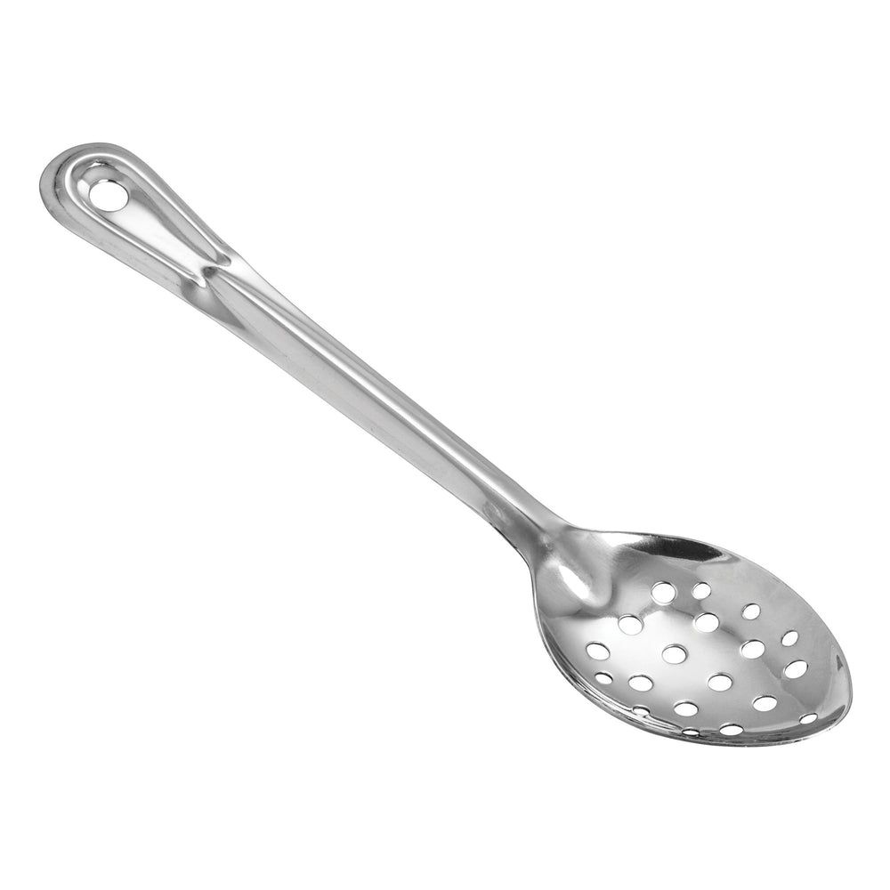 Winco Stainless Steel 1.2mm Perforated Basting Spoon, 11 Inch