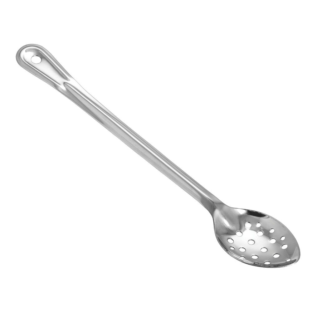 Winco Stainless Steel 1.2mm Perforated Basting Spoon, 15 Inch