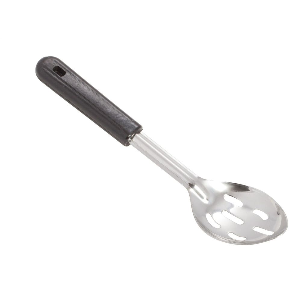 Winco Stainless Steel 1.2mm Slotted Basting Spoon With Bakelite Handle, 11 Inch