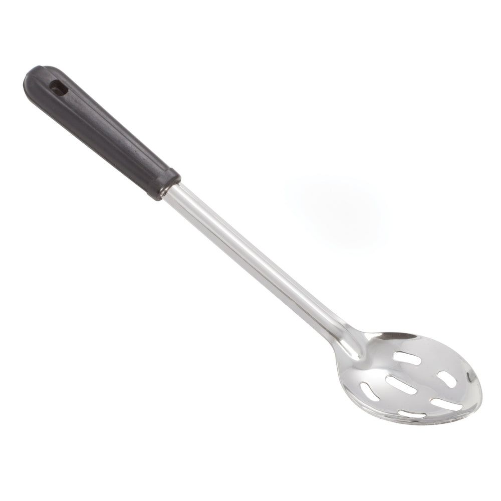 Winco Stainless Steel 1.2mm Slotted Basting Spoon With Bakelite Handle, 15 Inch