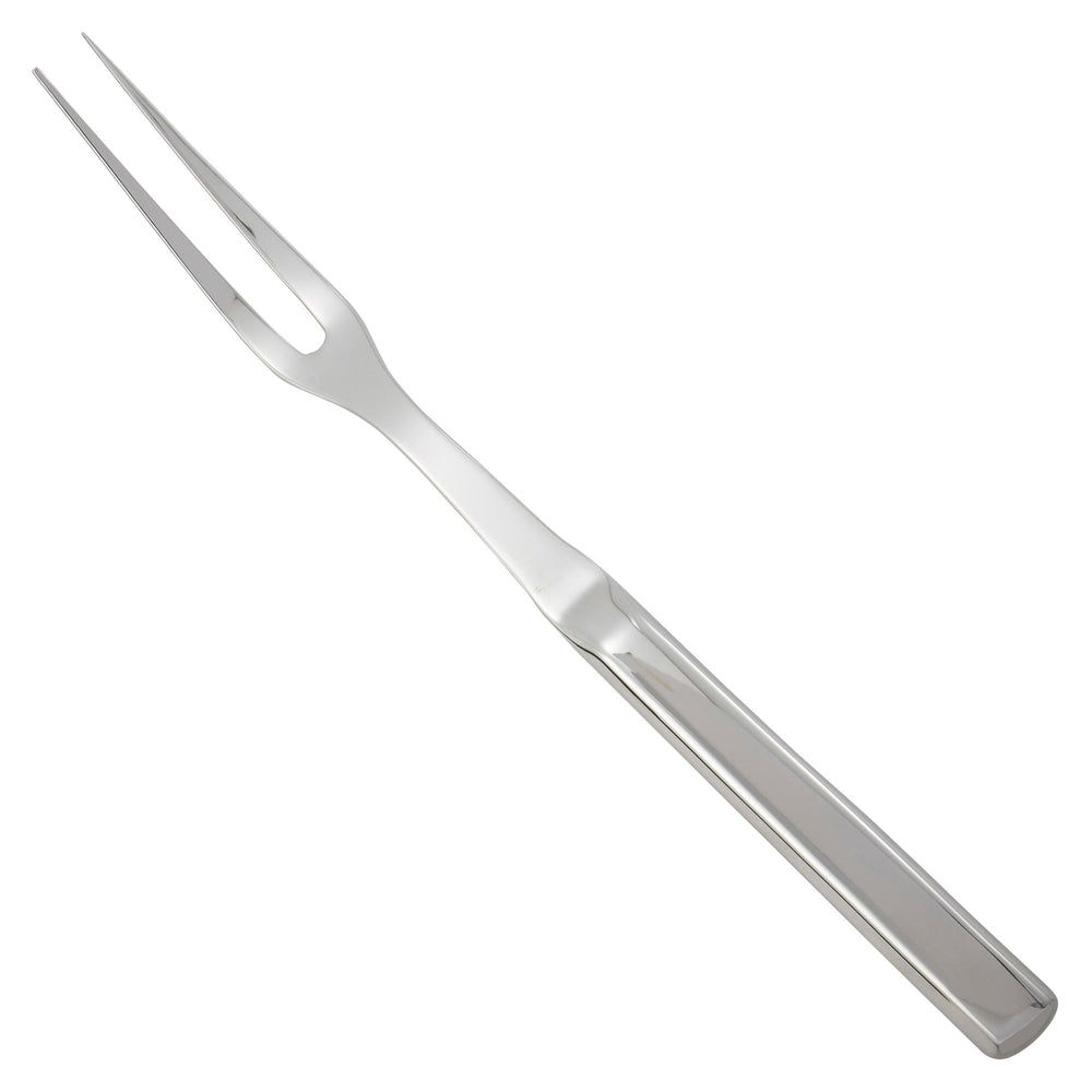 Winco Deluxe Stainless Steel Two Tines Pot Fork With Hollow Handle, 11 Inch