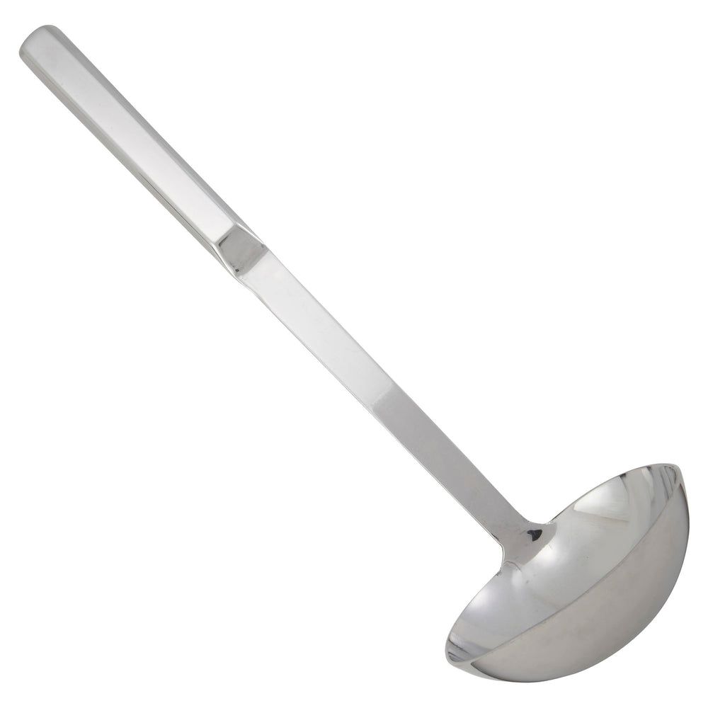 Winco Deluxe Stainless Steel Deep Ladle With Hollow Handle, 4 Ounce Capacity