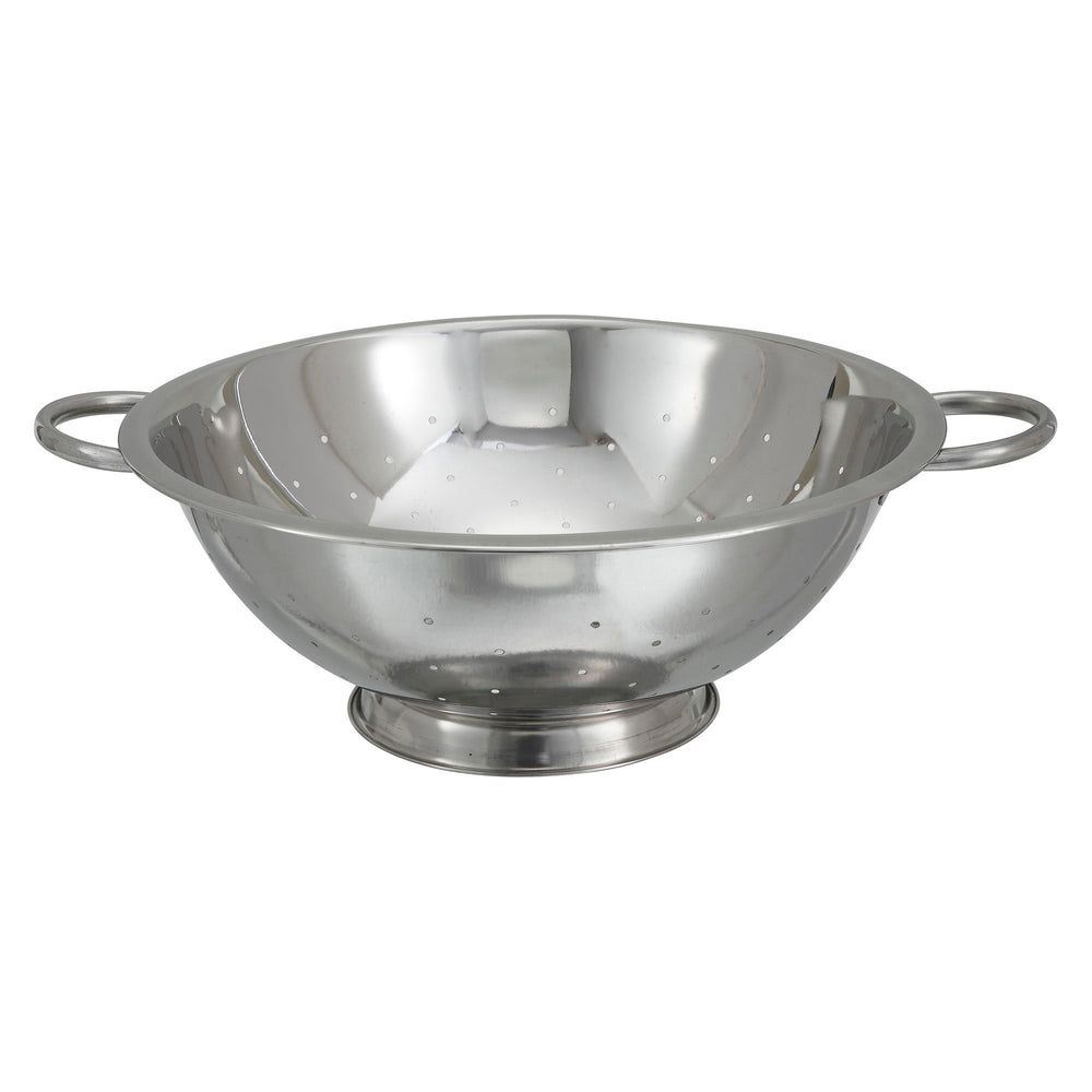 Winco Stainless Steel Colander, 14 Quart Capacity