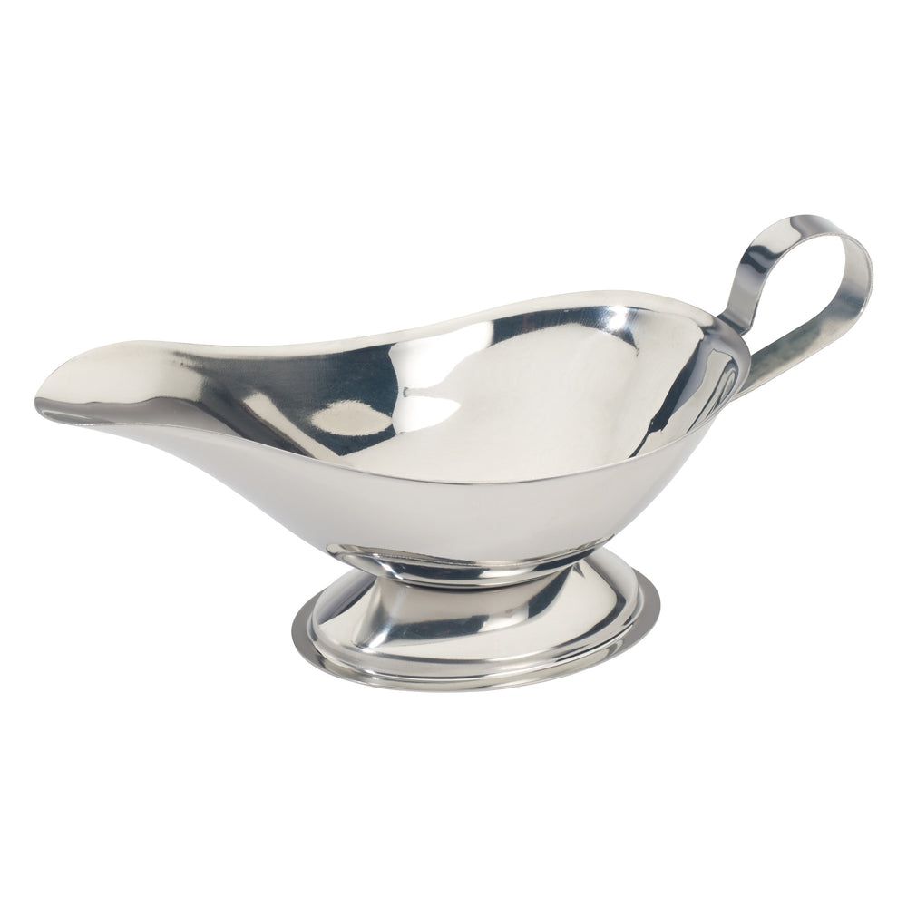 Winco Stainless Steel Gravy Boat, 10 Ounce Capacity