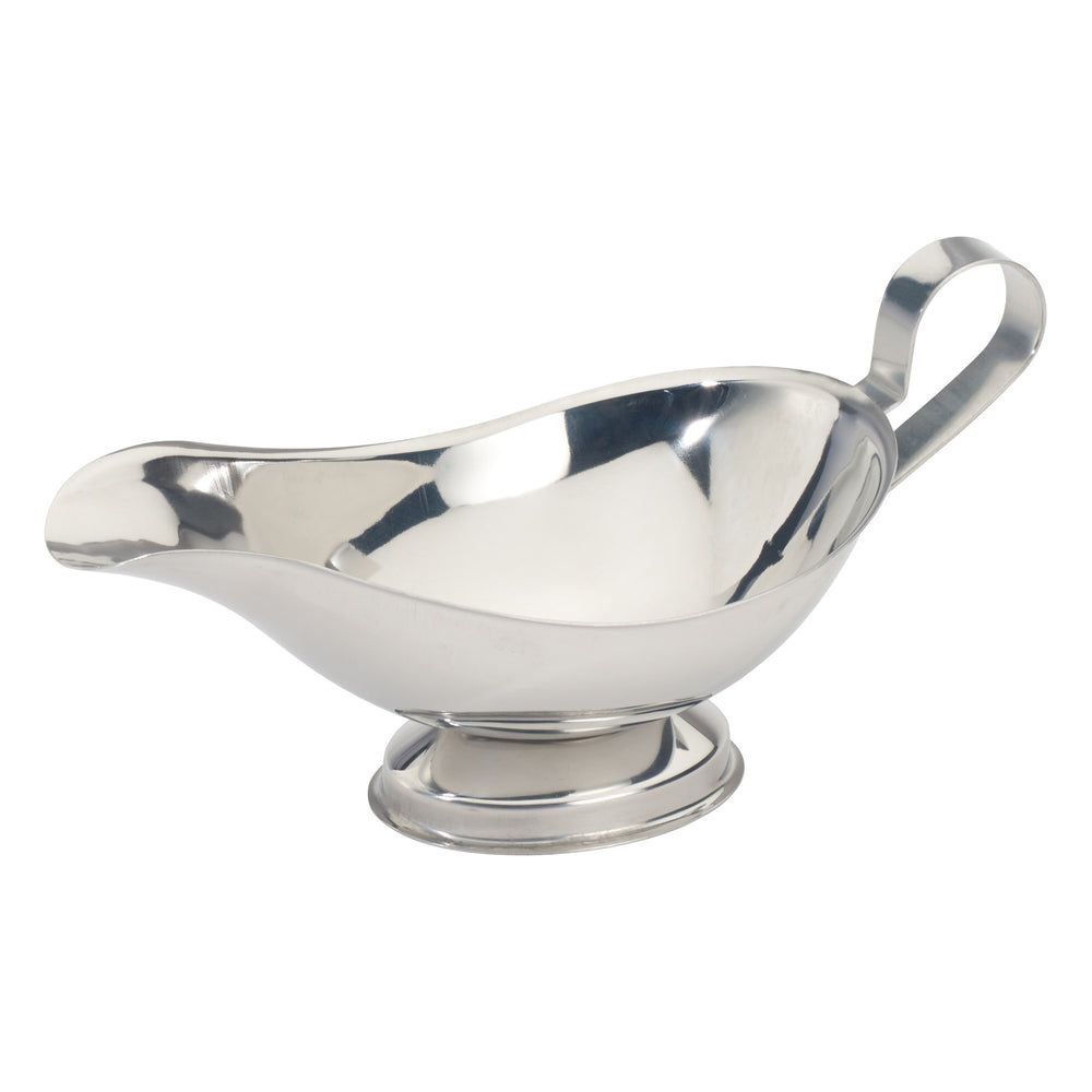 Winco Stainless Steel Gravy Boat, 8 Ounce Capacity