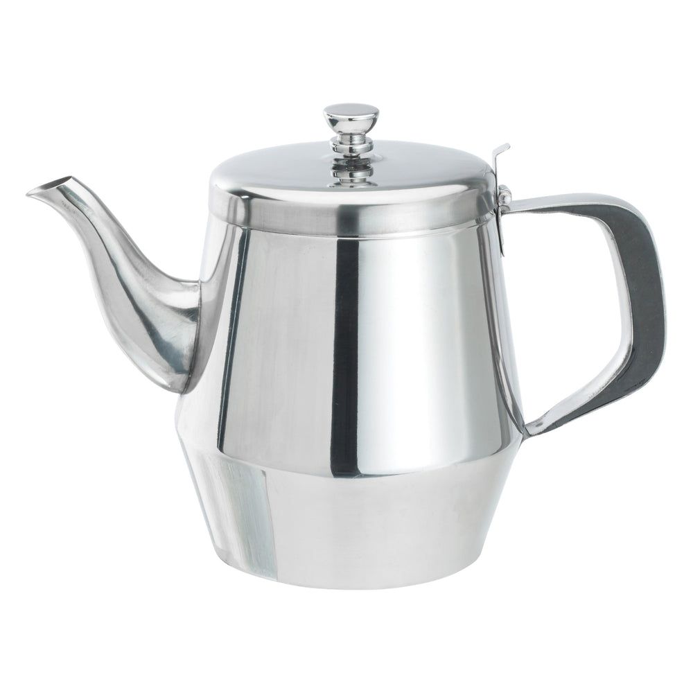 Winco Stainless Steel Gooseneck Teapot, 32 Ounce Capacity