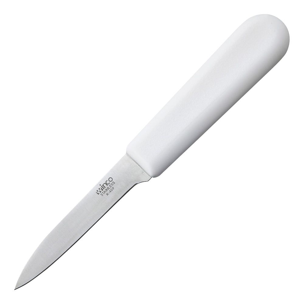Winco Stainless Steel Paring Knife With Polypropylene Handle, 3 Inch Blade