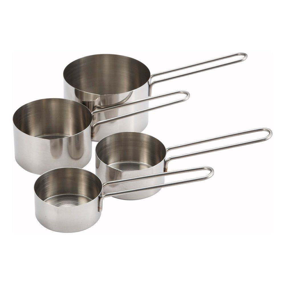 Winco Stainless Steel 4-piece Measuring Cup Set