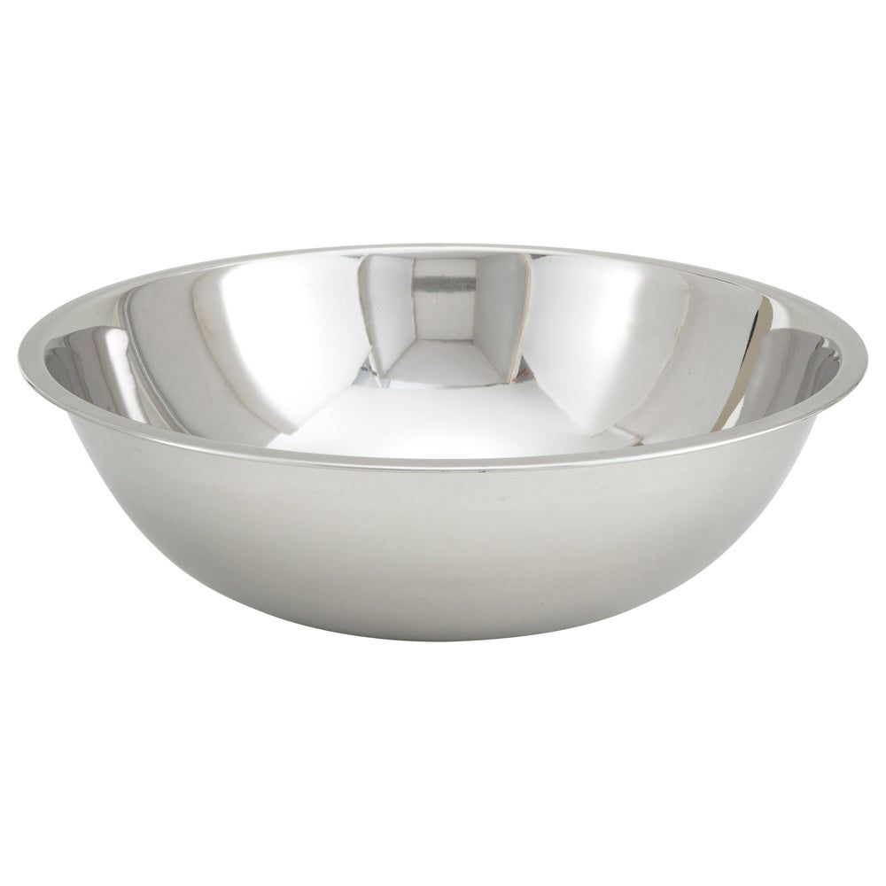 Winco Stainless Steel Economy Mixing Bowl, 16 Quart Capacity