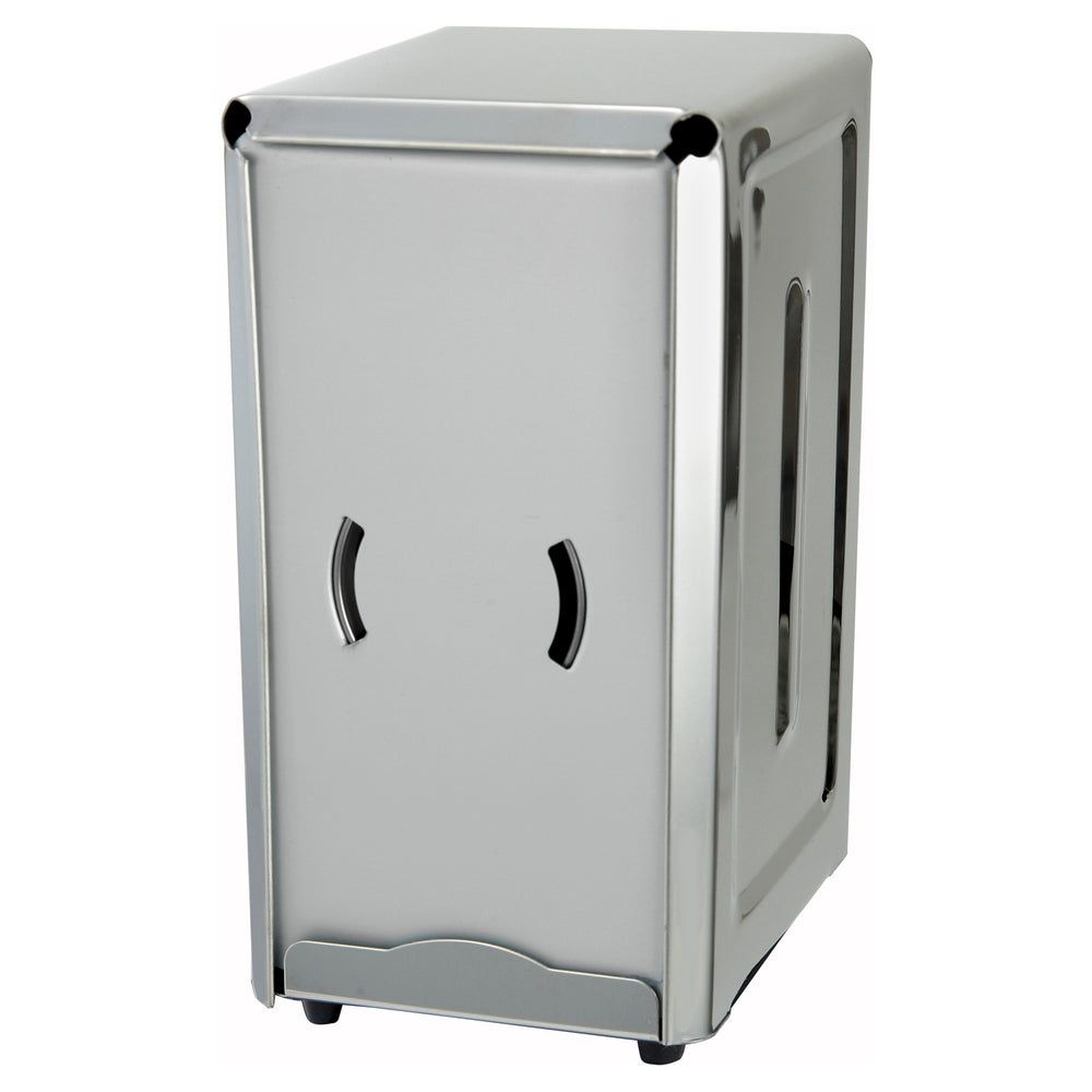 Winco Stainless Steel Napkin Dispenser, 3-1/2 X 7 Inch